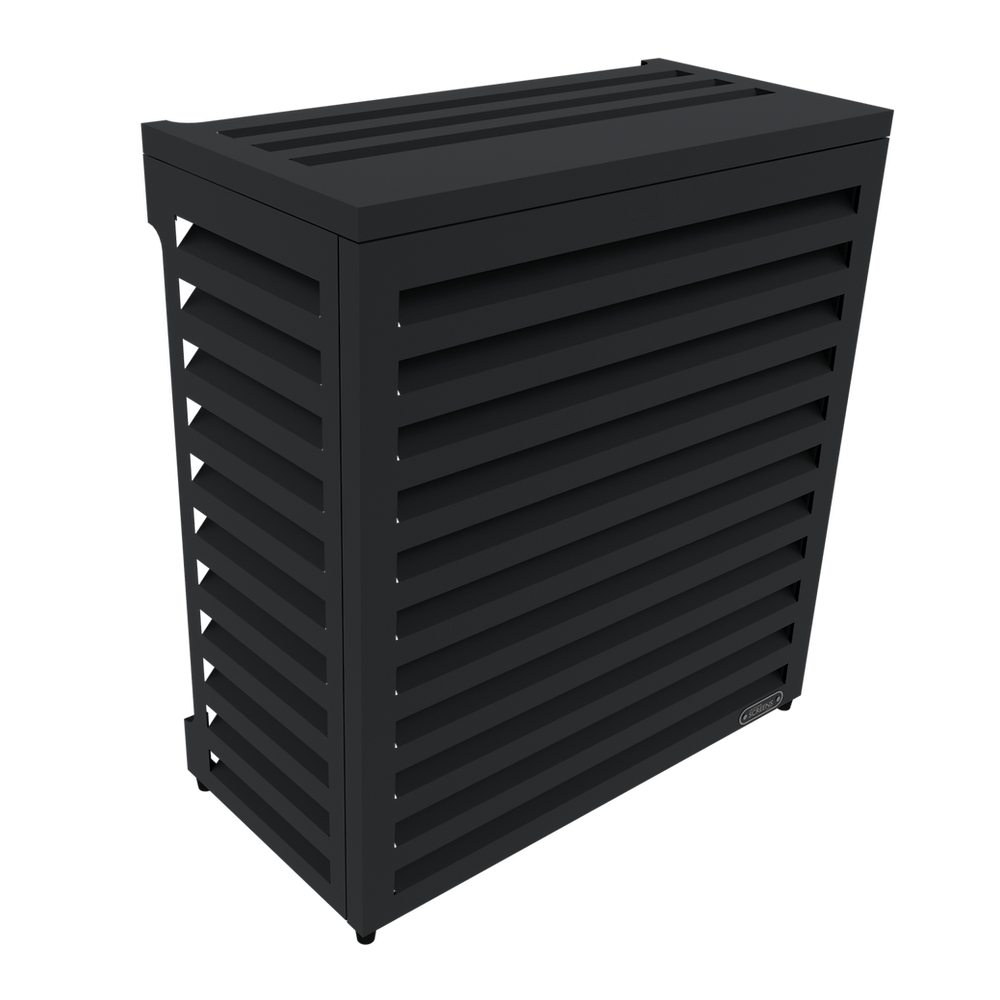 Air Conditioning Cover - AC Aluminium Louvred Screen