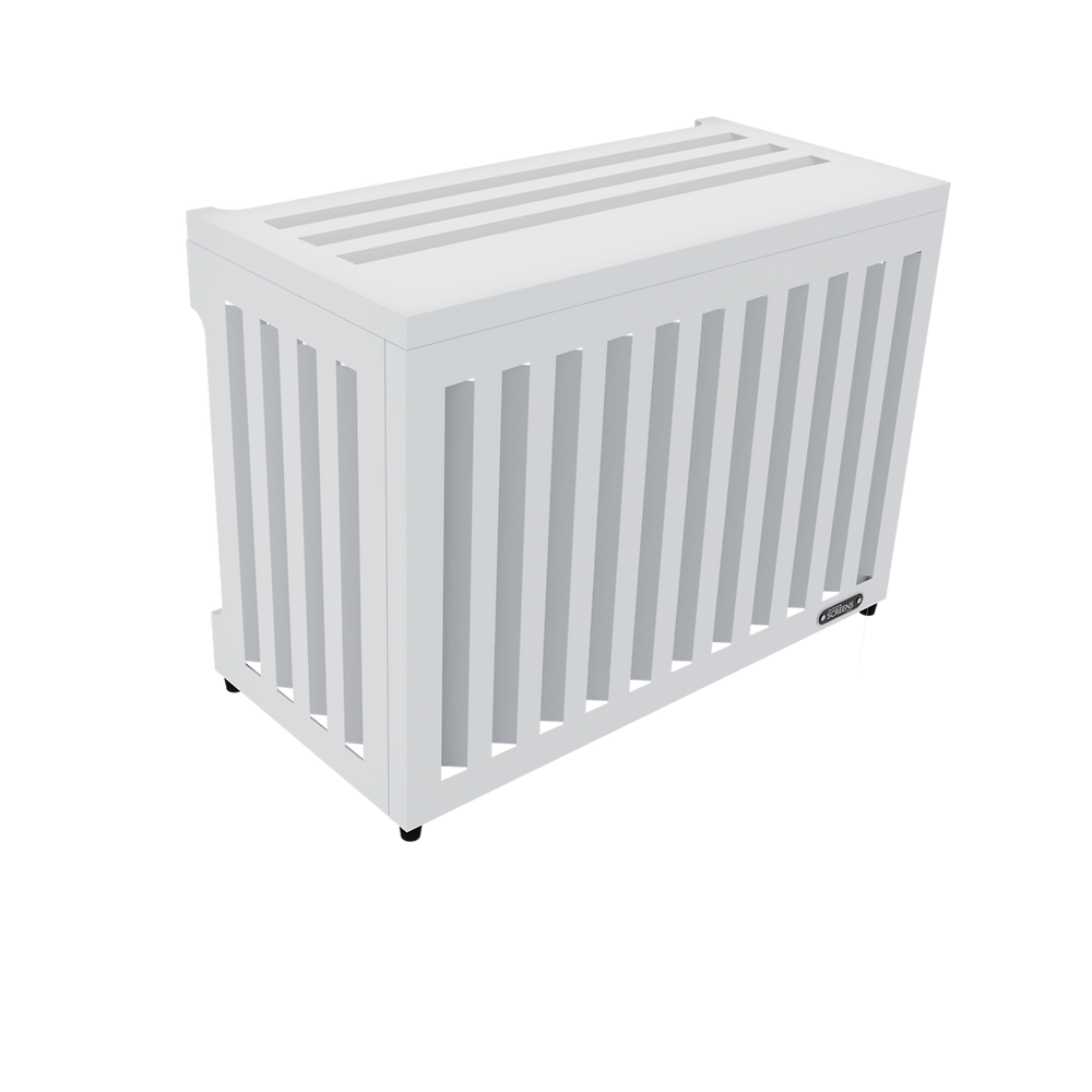 Air Conditioning Cover - AC Aluminium Louvred Screen