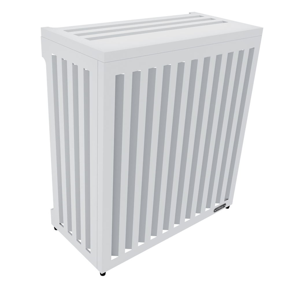 Air Conditioning Cover - AC Aluminium Louvred Screen