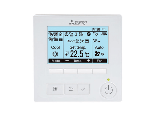 Mitsubishi Electric Wired Backlit Controller PAR-40MAA