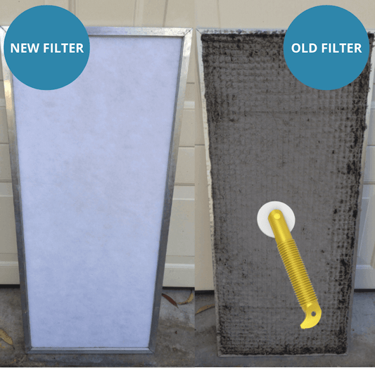 Ducted Air Conditioner Filter Kit w/ Spline Roller (Best G3 White Premium Media)